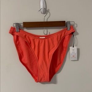 Shade & Shore Bright Coral Swim Bottom